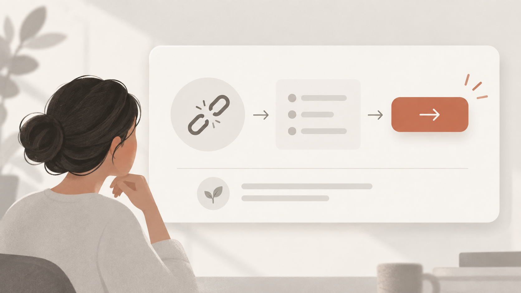 Composição conceitual de uma mensagem de erro informativa com indicação visual de recuperação e continuidade da tarefa.